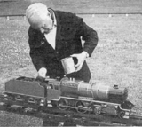 Harry Hopley with his well travelled 'Princess Marina'.